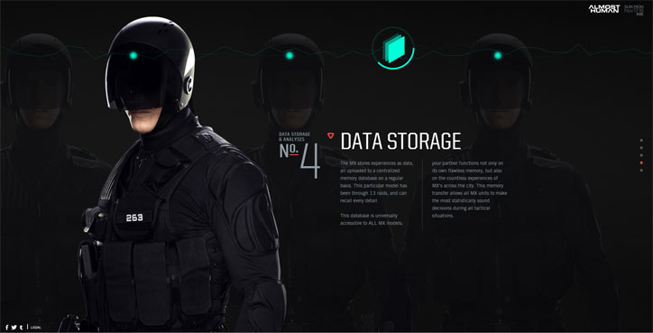 parallax web sitesi