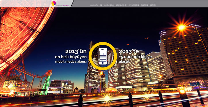 pharos media yeni web sitesi