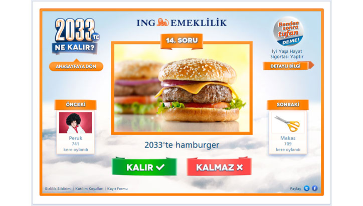 ing emeklilik facebook kampanya