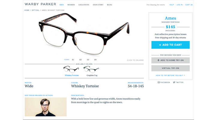 Warby Parker. 