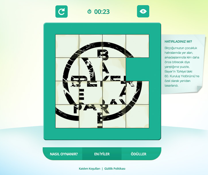 bayer puzzle facebook uygulaması