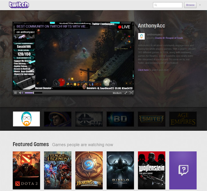 youtube twitch