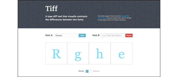 Tiff tipografi aracı