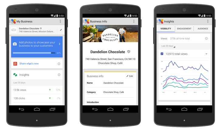 google my business android