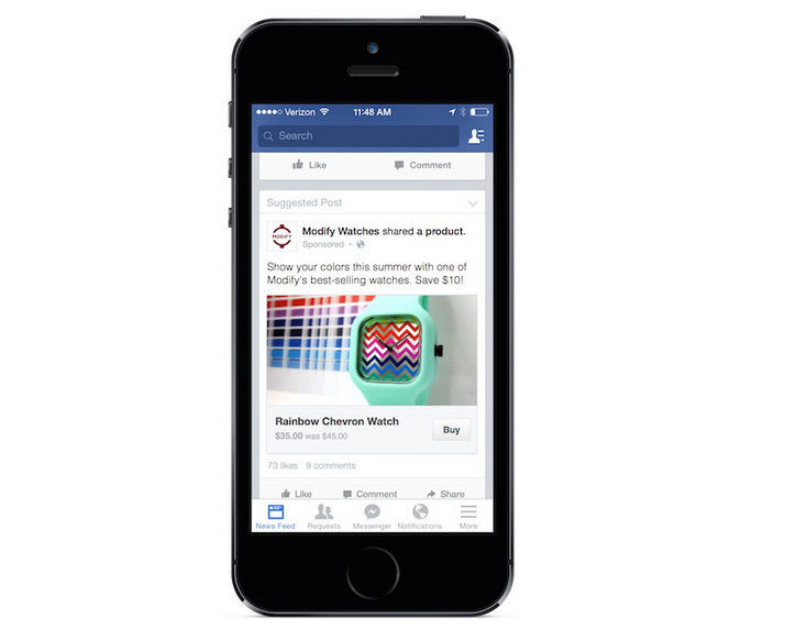Facebook Satın Al Butonu Test