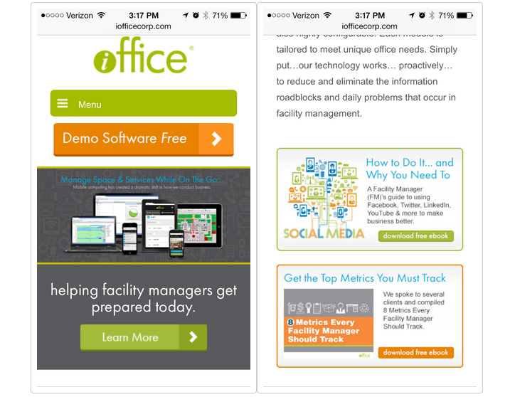 ilham veren mobil web siteleri ioffice