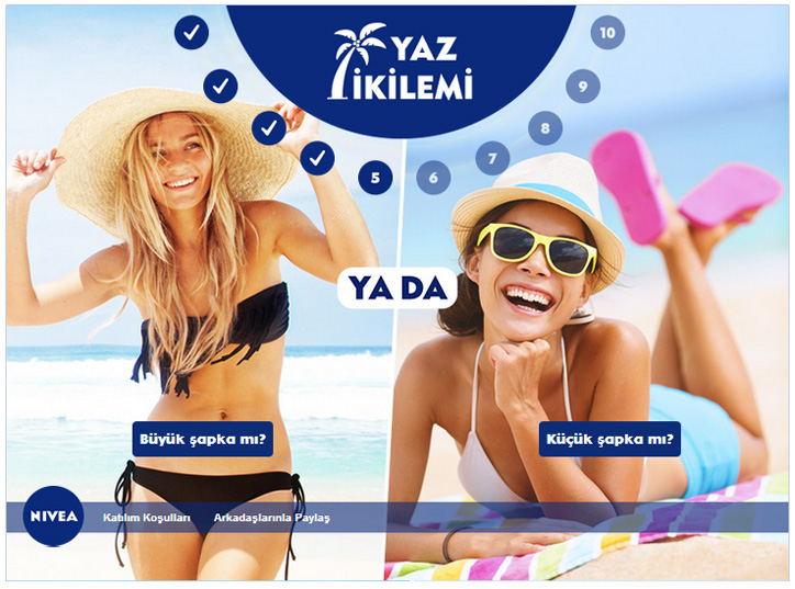 nivea facebook kampanyası