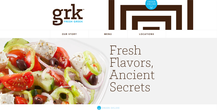 restoranlar web sitesi örnekleri grk