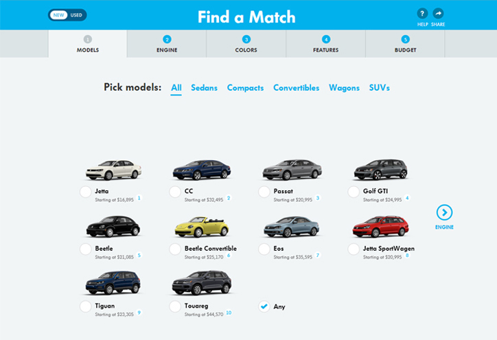 volkswagen yeni web sitesi