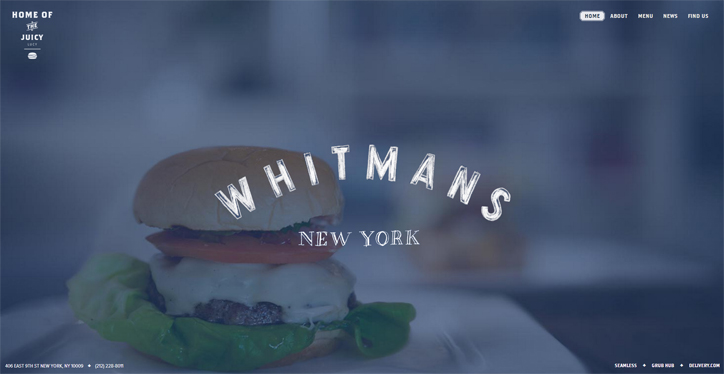 web sitesi örnekleri whitmans