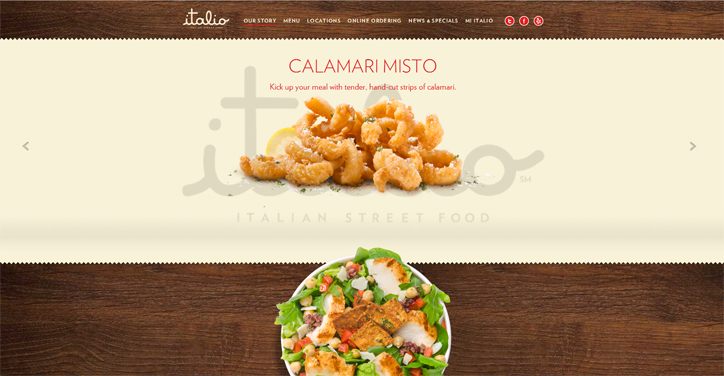yaratıcı web sitesi örnekleri italio