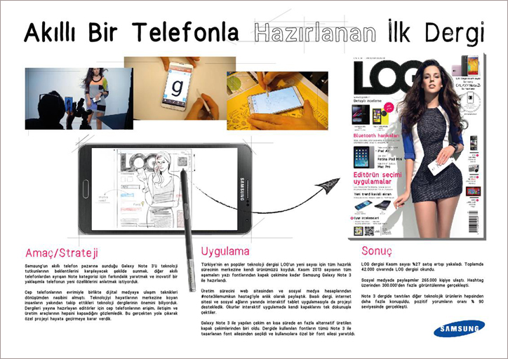 akıllı bir telefonla hazırlanan ilk dergi