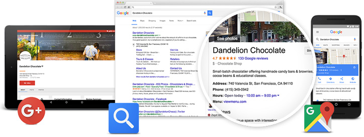 google my business seo