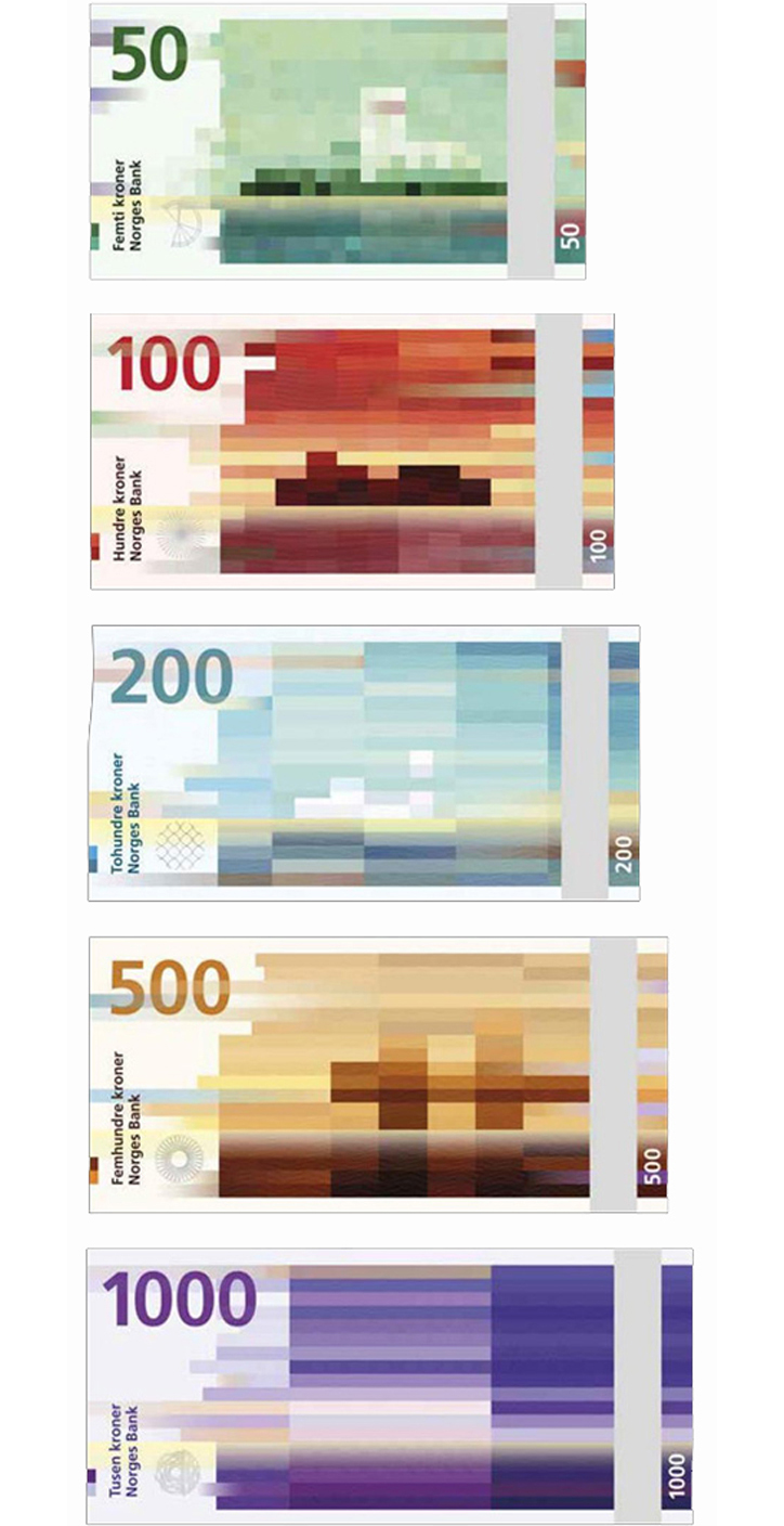 norveç banknot tasarım
