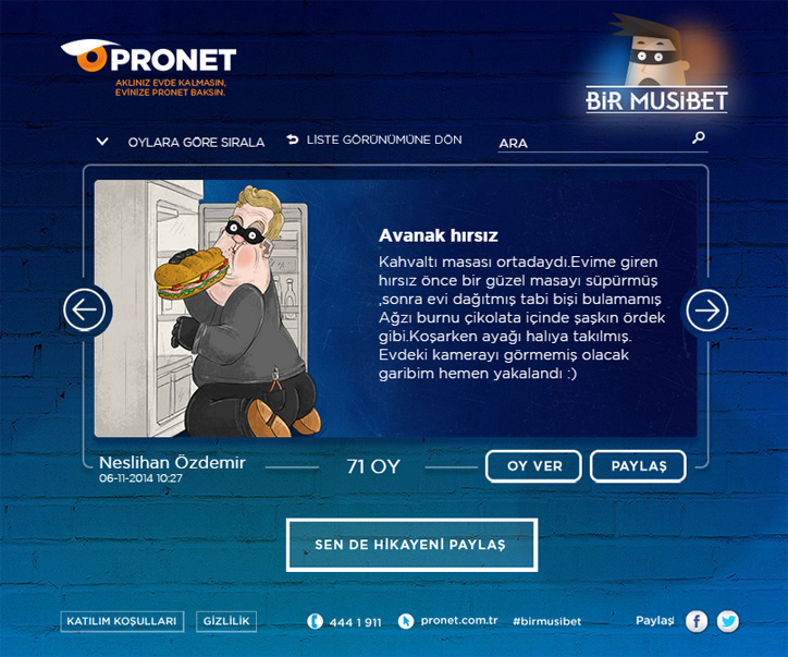 pronet facebook yarışması bir musibet