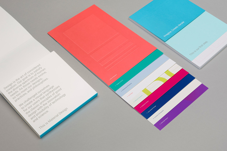 google material design kartpostal