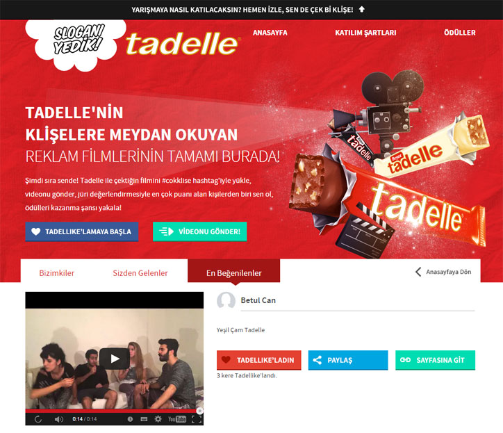 tadelle video kampanyası çek bi klişe