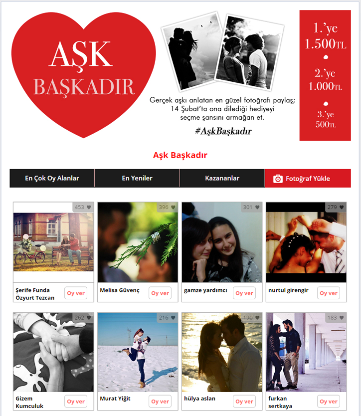 mudo facebook kampanyası aşk başkadır