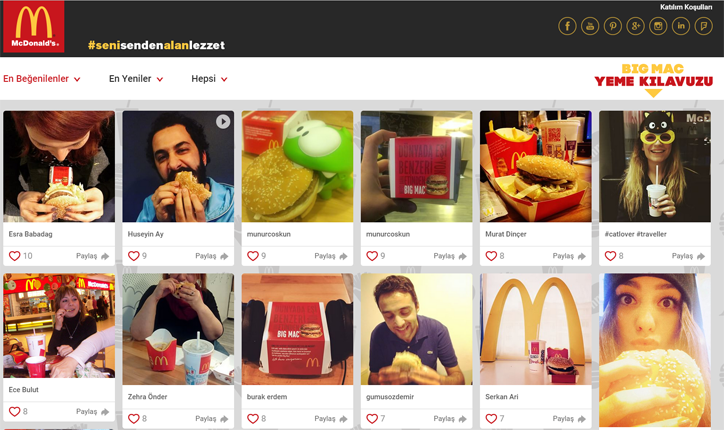 McDonald’s Sosyal Medya Kampanyası 
