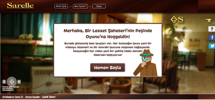 sarelle gofret kaçış oyunu lansman kampanyası