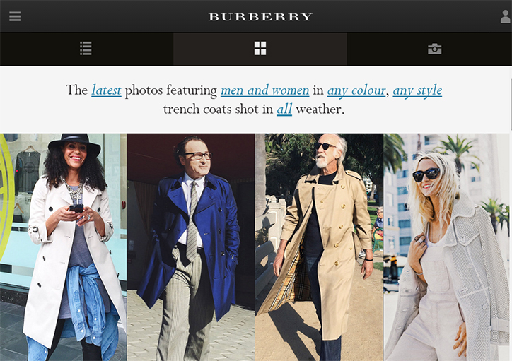 kullanıcı kaynaklı içerik kampanyaları burberry