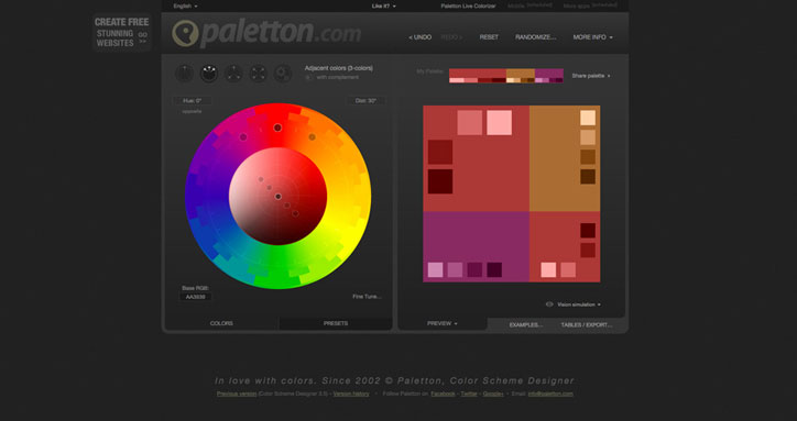 renk paletleri