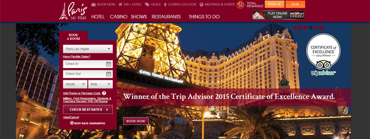 yaratıcı otel web siteleri
