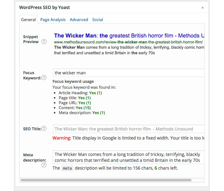 wordpress yoast seo eklentisi