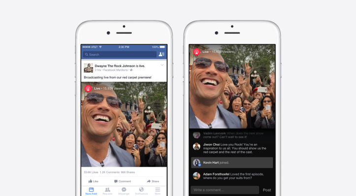 facebook mentions live canlı yayın