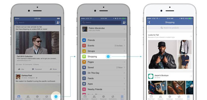 Facebook Mobil Alışveriş 