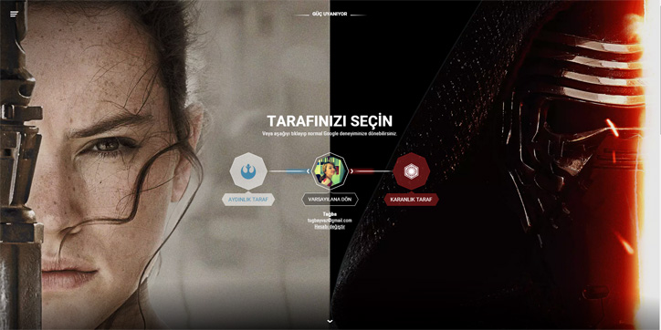 Google Star Wars Deneyimi