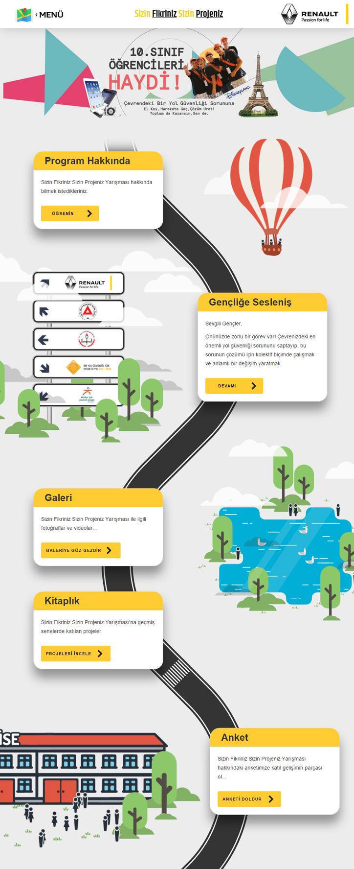Sizin Fikriniz Sizin Projeniz Web Sitesi