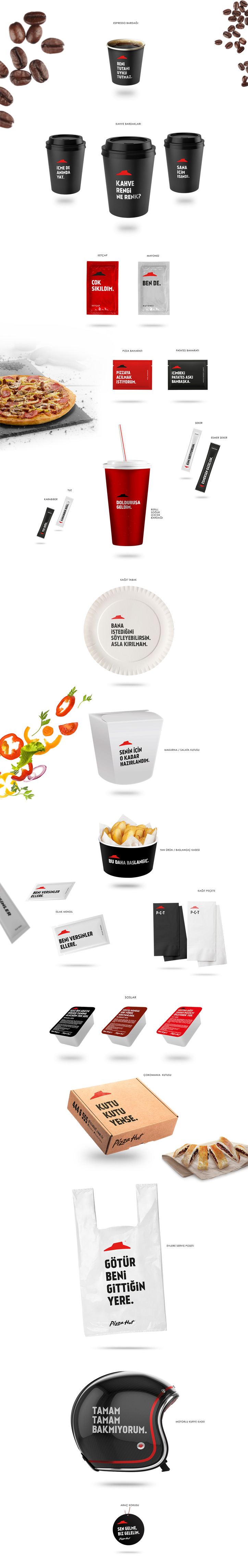 Pizza Hut Ambalaj Tasarımları