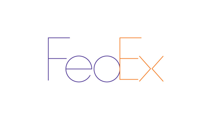 fedex minimal logo