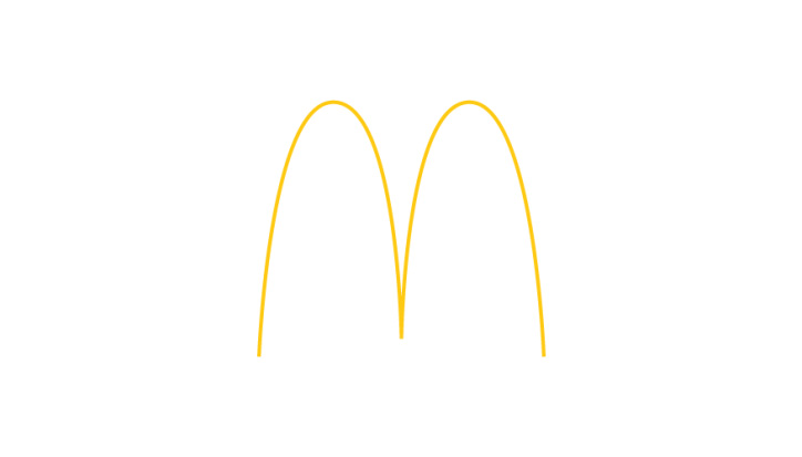 mc donalds minimal logo