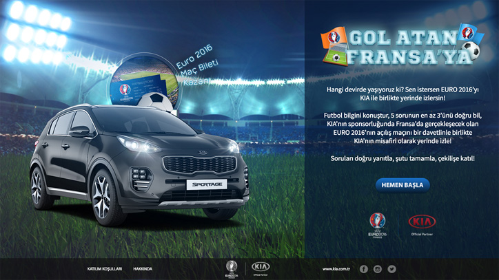 KIA Gol Atan Fransa'ya Oyununda