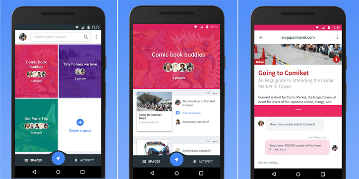 google spaces