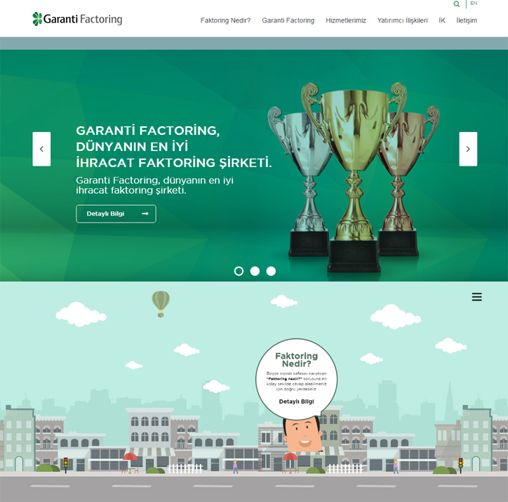 garanti factoring web sitesi