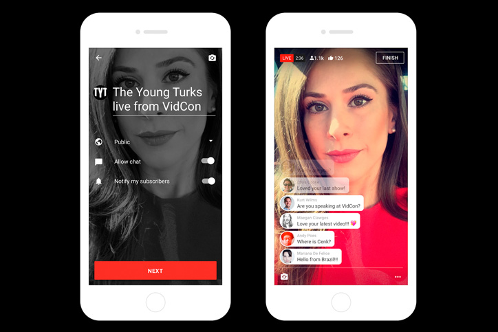 Mobil Canlı Yayın Youtube