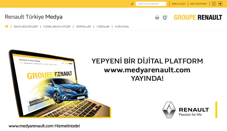 renault türkiye medya sitesi