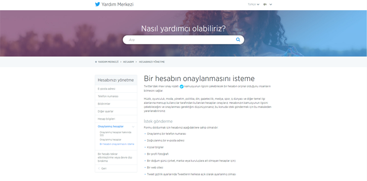 twitter verified hesap sistemi