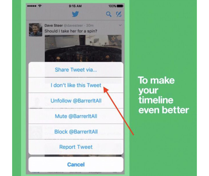 Twitter’dan “Beğenmedim” Butonu