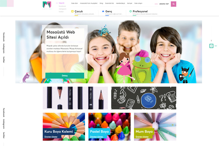 masaüsü kırtasiye web sitesi