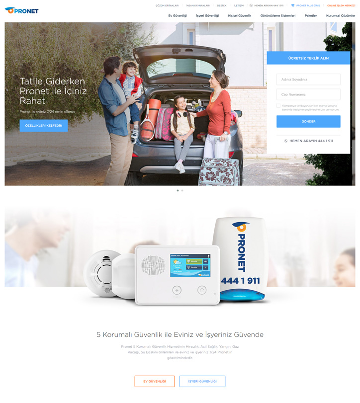 pronet yeni web sitesi